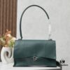Large Silver Buckle (With Box) Balenciaga Latest Long Handle Hourglass Bag