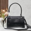 6930df346e68136f4d9b1ff7 Large Silver Buckle Bag (with Box) Balenciaga Latest Long Handle Hourglass Tote