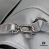 6930df376e68136f4d9b1ffa Large Silver Buckle (With Box) Balenciaga Latest Long Handle Hourglass Bag