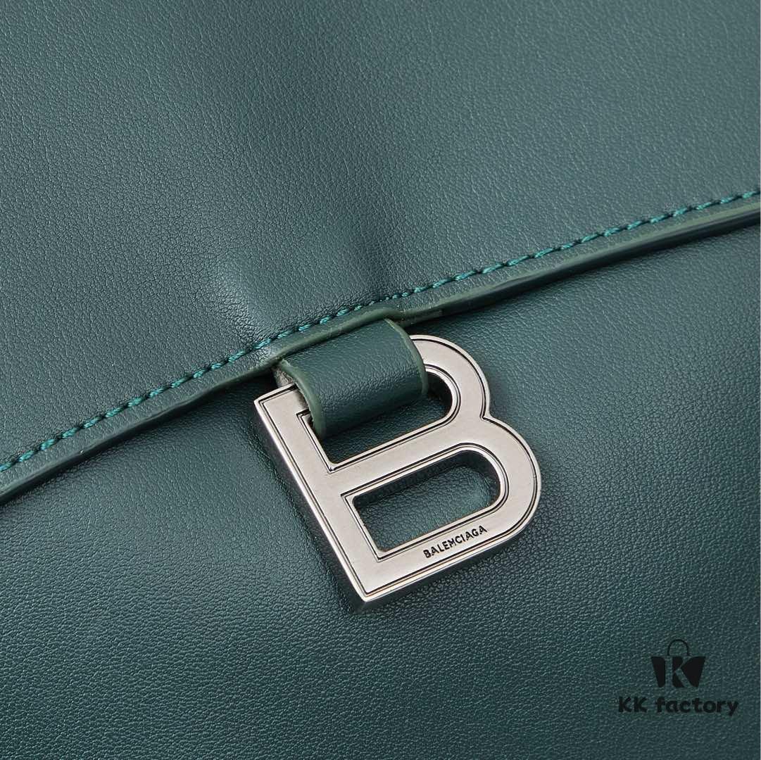 Large Silver Buckle (With Box) Balenciaga Latest Long Handle Hourglass Bag