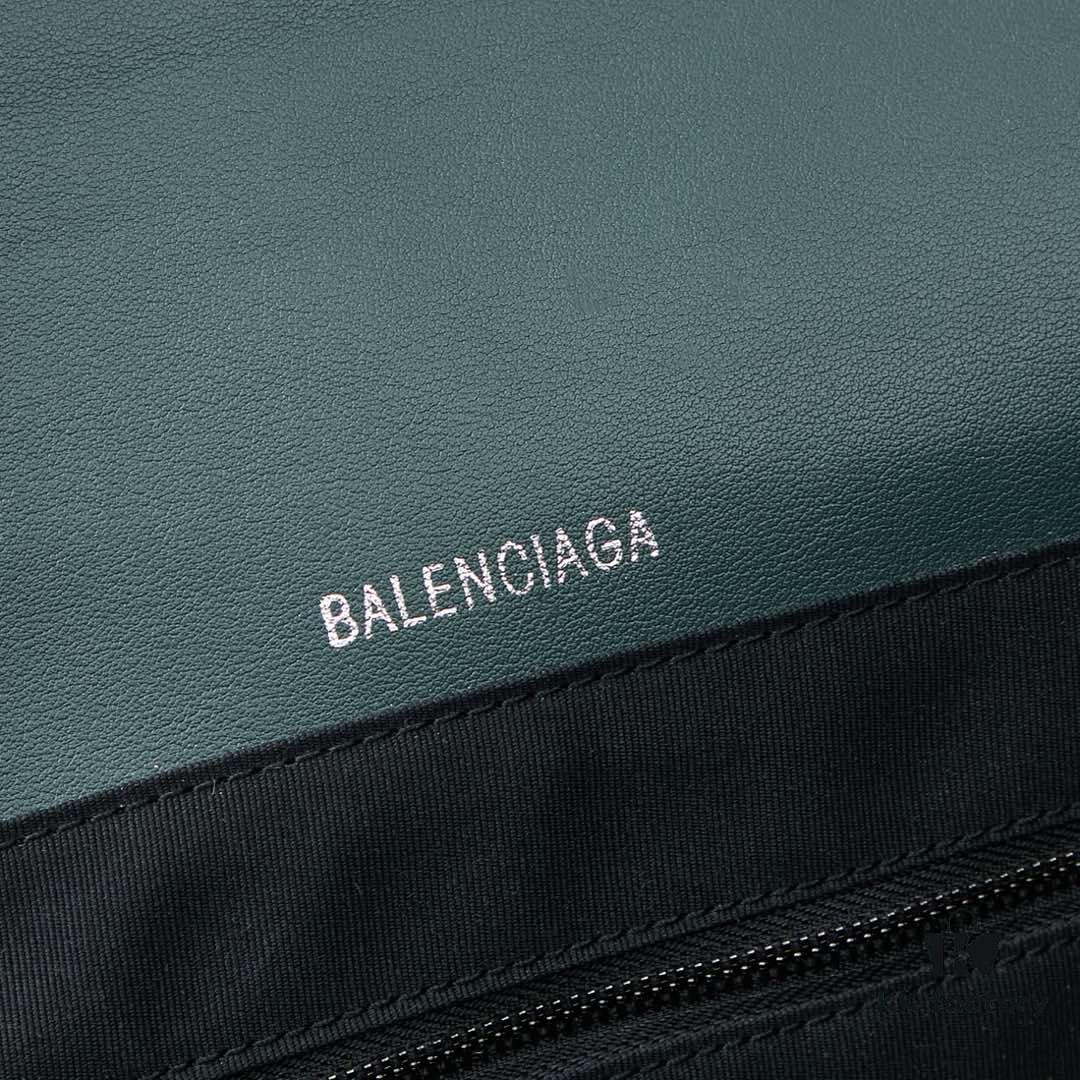 Large Silver Buckle (With Box) Balenciaga Latest Long Handle Hourglass Bag