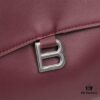 6930df3e6e68136f4d9b2005 Large Silver Buckle Bag (with Box) Balenciaga Latest Long Handle Hourglass Tote