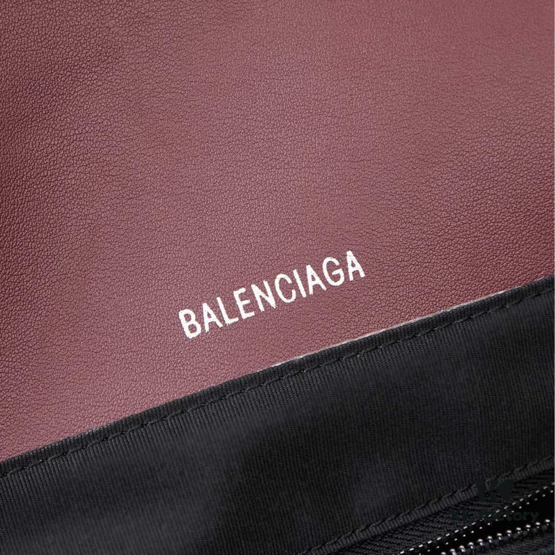 6930df3f6e68136f4d9b200a Large Silver Buckle Bag (with Box) Balenciaga Latest Long Handle Hourglass Tote