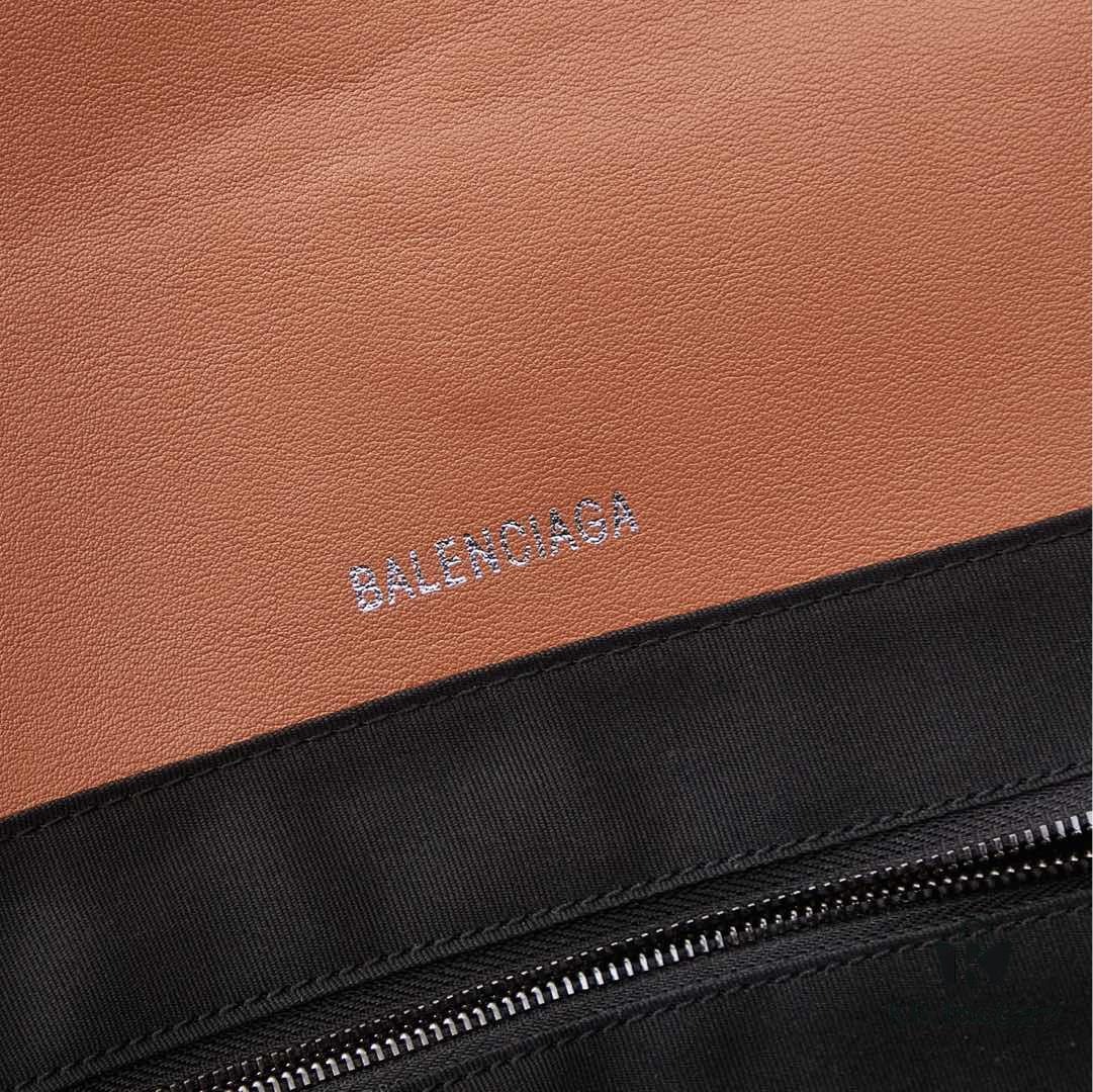 Large Silver Buckle (With Box) Balenciaga Latest Long Handle Hourglass Bag