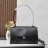 6930df456e68136f4d9b2012 Large Gold Buckle Bag (with Box) Balenciaga Latest Long Handle Hourglass Tote