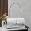 6930df4b6e68136f4d9b201a Large Golden Buckle Bag (with Box) Balenciaga Latest Long Handle Hourglass Bag