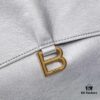 6930df4f6e68136f4d9b201f Large Golden Buckle Bag (with Box) Balenciaga Latest Long Handle Hourglass Bag