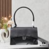 Medium Silver Buckle Balenciaga Hourglass Tote Bag (With Box)