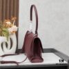 6930df726e68136f4d9b205c Medium Silver Buckle Bag (with Box) Balenciaga Latest Long Handle Hourglass Bag