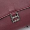 6930df736e68136f4d9b205e Medium Silver Buckle Bag (with Box) Balenciaga Latest Long Handle Hourglass Bag