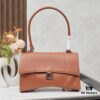 6930df786e68136f4d9b2066 Medium Silver Buckle (with Box) Balenciaga Latest Long Handle Hourglass Bag