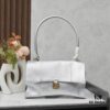 6930df806e68136f4d9b2075 Medium Gold-Tone Buckle Balenciaga Hourglass Handbag (with Box)