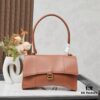 6930df846e68136f4d9b207c Medium Gold-Tone Buckle Balenciaga Hourglass Handbag (with Box)