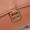 6930df886e68136f4d9b2081 Medium Gold-Tone Buckle Balenciaga Hourglass Handbag (with Box)