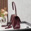6930df8b6e68136f4d9b2087 Medium Gold Buckle Bag (with Box) Balenciaga Latest Long Handle Hourglass Bag
