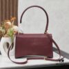 6930df8c6e68136f4d9b2088 Medium Gold Buckle Bag (with Box) Balenciaga Latest Long Handle Hourglass Bag