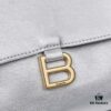 6930df906e68136f4d9b208e Medium Gold-Tone Buckle Balenciaga Hourglass Handbag (with Box)