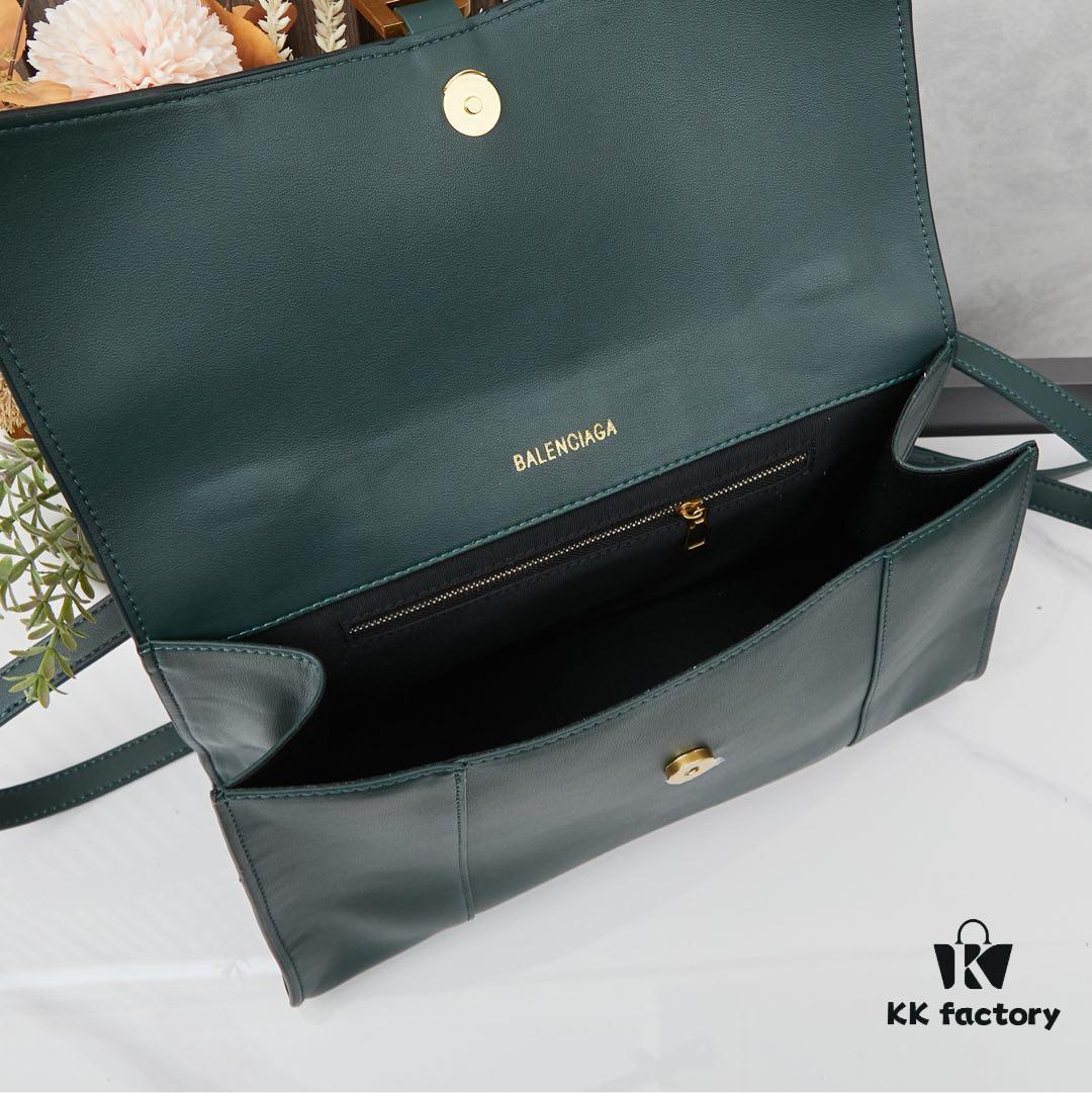 6930df956e68136f4d9b2097 Medium Gold Buckle Balenciaga Hourglass Tote Bag (with Box)