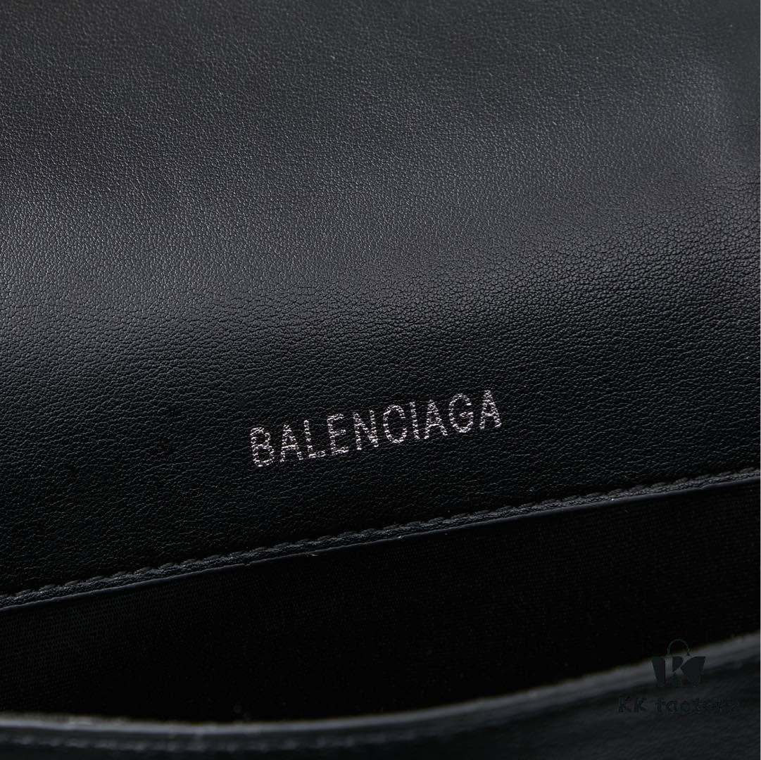 Small Silver Buckle (With Box) Balenciaga Latest Long Handle Hourglass Bag