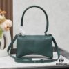 6930dfa16e68136f4d9b20ab Small Silver Buckle (with Box) Balenciaga Latest Long Handle Hourglass Bag