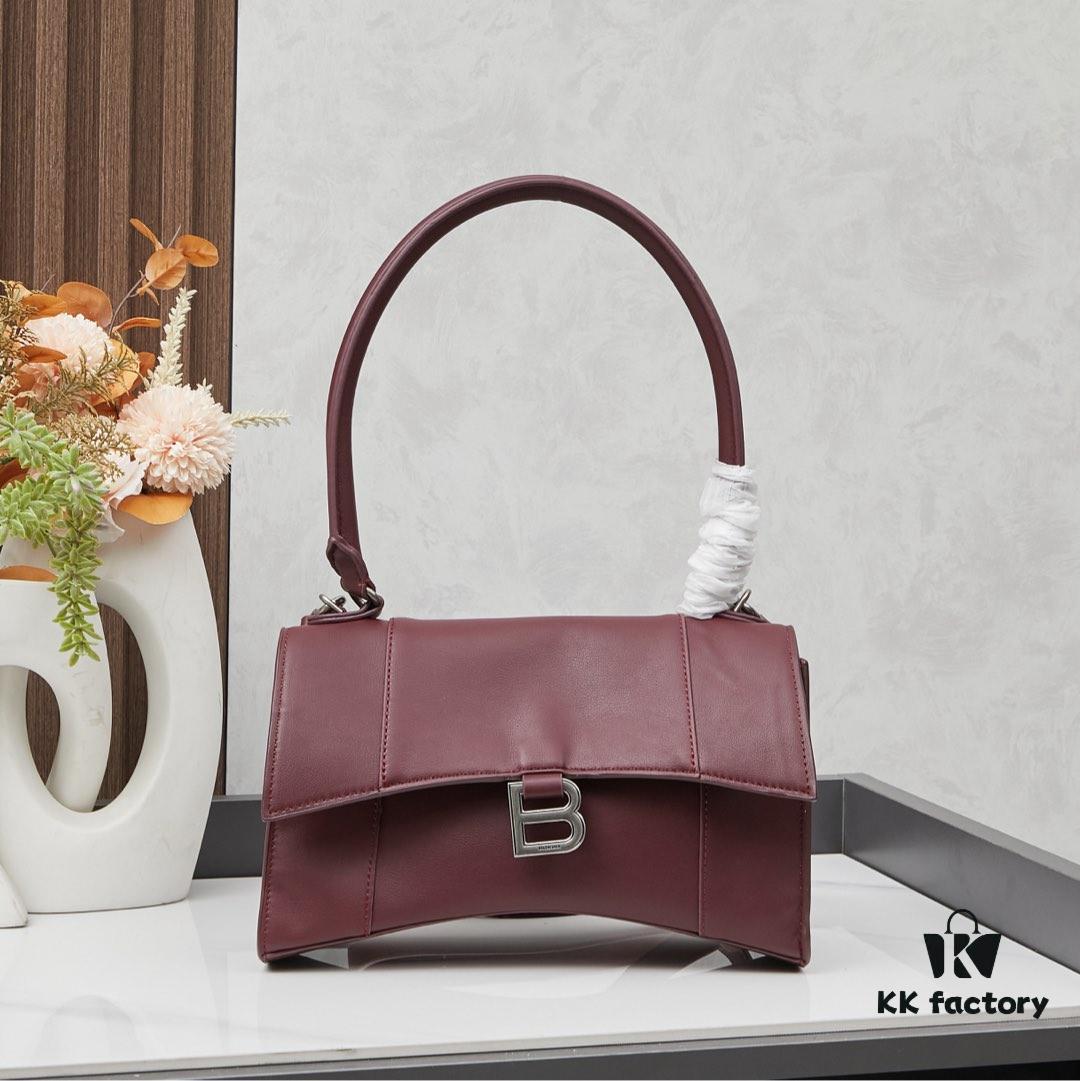 6930dfa56e68136f4d9b20b2 Small Silver Buckle (with Box) Balenciaga Latest Long Handle Hourglass Bag