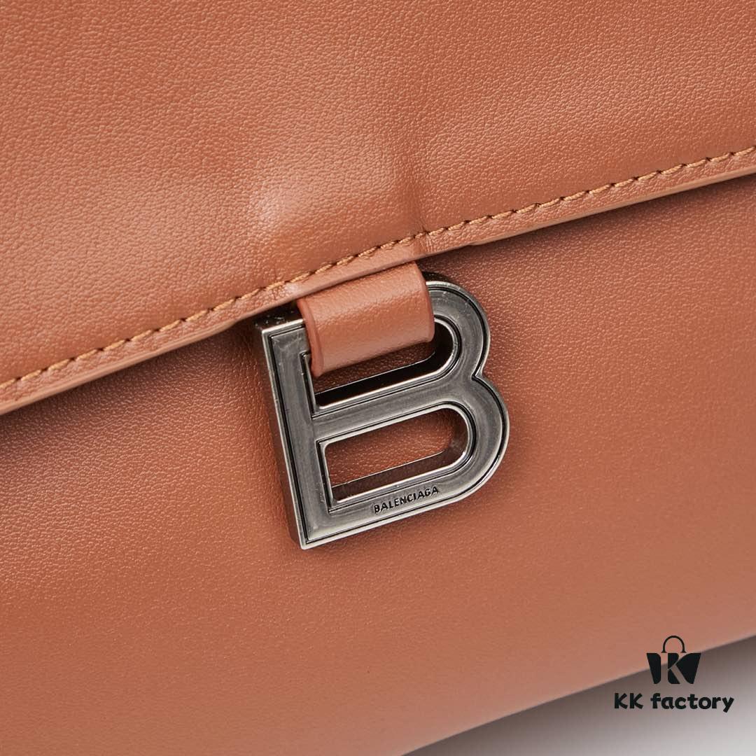 Small Silver Buckle Bag (with Box) Balenciaga Latest Long Handle Hourglass Bag