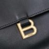 6930dfb36e68136f4d9b20c6 Small Gold-Tone Buckle Parisian Handle Bag (With Box) Balenciaga Latest Long Handle Hourglass Bag