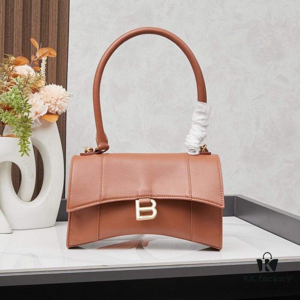 6930dfc36e68136f4d9b20df Small Gold Hardware (with Box) Balenciaga Latest Long Handle Hourglass Bag