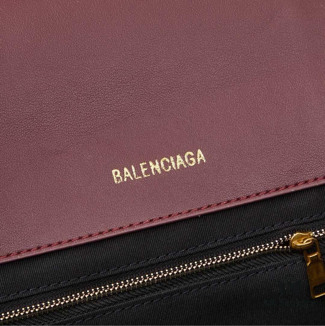 6930dfcd6e68136f4d9b20f0 Small Gold-Tone Buckle Bag (with Box) Balenciaga Latest Long Handle Hourglass Tote