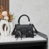 Small Balenciaga Hourglass Motorcycle Bag with Box