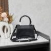 Small Balenciaga Hourglass Motorcycle Bag with Box