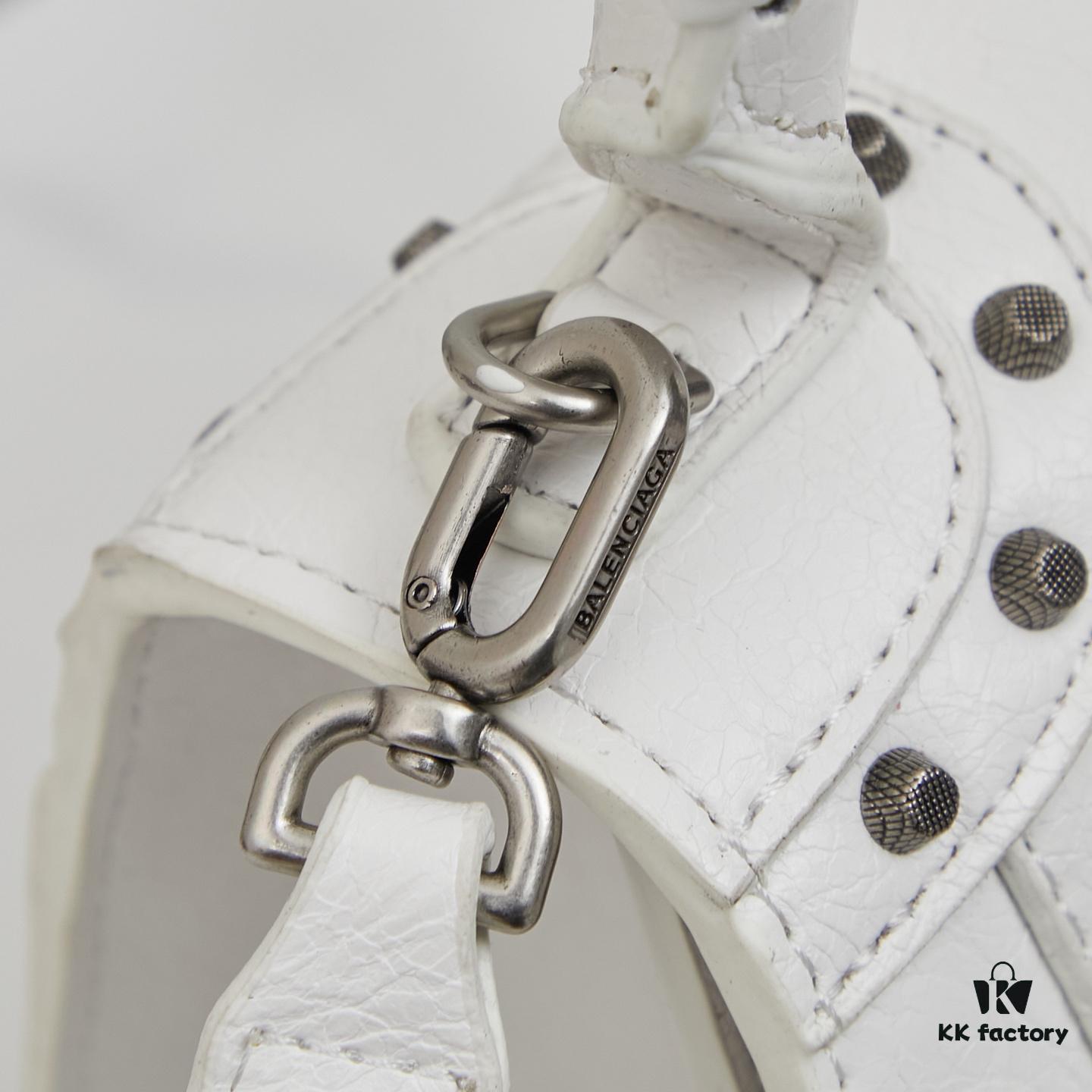 6930dfec6e68136f4d9b211a Small Balenciaga Hourglass Motorcycle Bag with Box ||| Balenciaga Hourglass x Le Cagole Collection