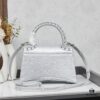 6930e00a6e68136f4d9b2138 Large Balenciaga Hourglass Motorcycle Bag with Box