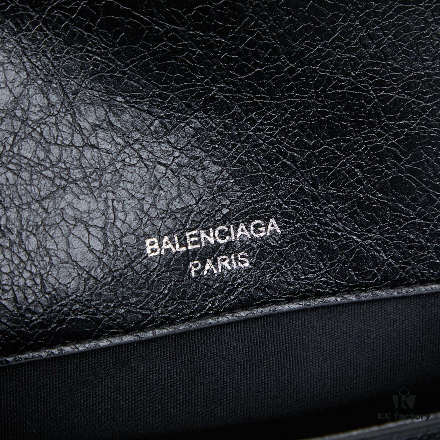 6930e00b6e68136f4d9b2139 Large Balenciaga Hourglass Motorcycle Bag with Box