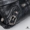 6930e01f6e68136f4d9b2158 Balenciaga LE CAGOLE ||| LE CAGOLE MEN Medium Waist Bag in Black Fine-Grained Lambskin
