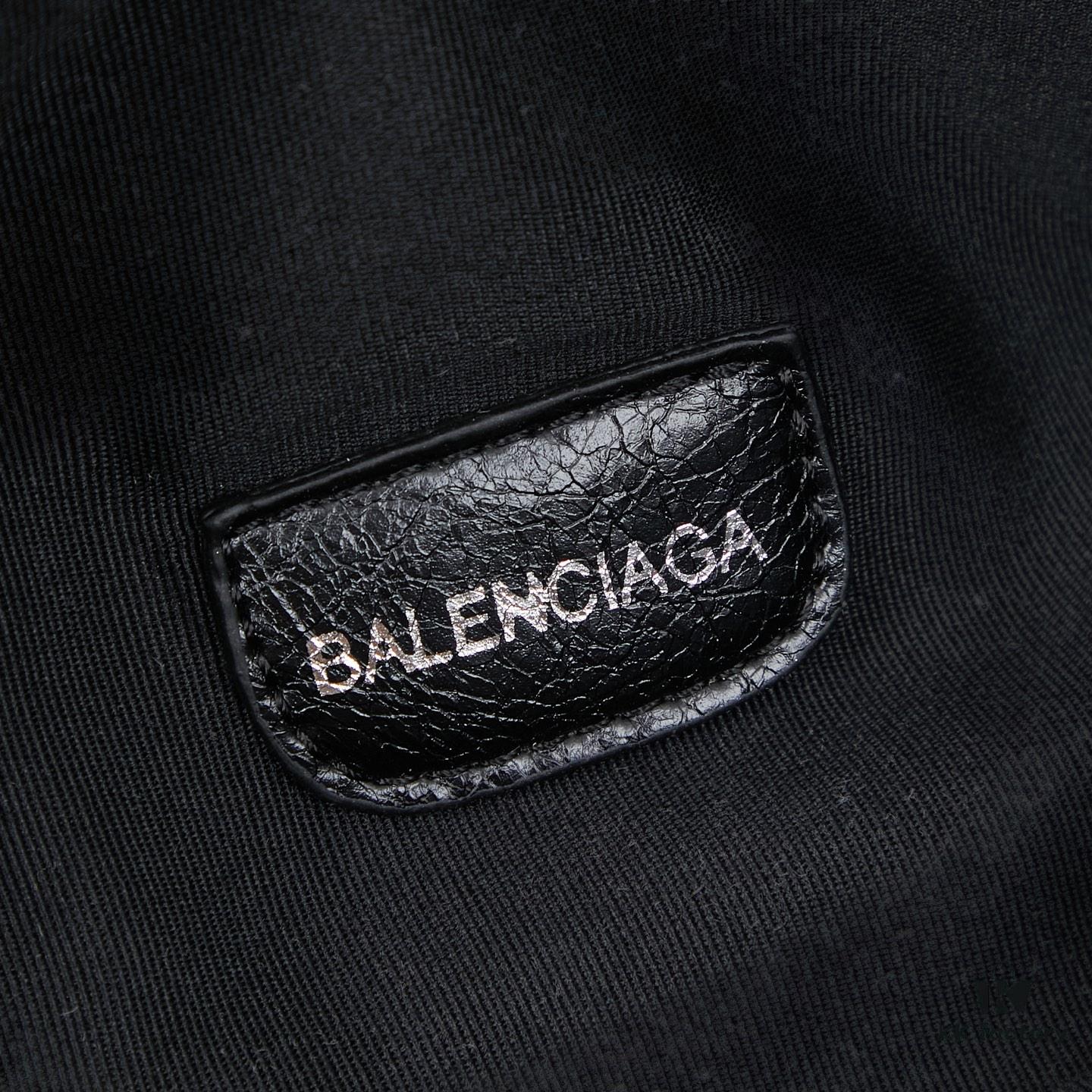 6930e0216e68136f4d9b215a Balenciaga LE CAGOLE ||| LE CAGOLE MEN Medium Waist Bag in Black Fine-Grained Lambskin