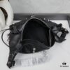 6930e0226e68136f4d9b215b Balenciaga LE CAGOLE ||| LE CAGOLE MEN Medium Waist Bag in Black Fine-Grained Lambskin