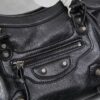 6930e0256e68136f4d9b2161 Small Silver Buckle Balenciaga Motorcycle Bag with Box - Gaint City Collection