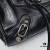 6930e02e6e68136f4d9b216b Small Silver Buckle Balenciaga Motorcycle Bag with Box - Gaint City Collection