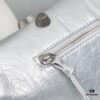 Balenciaga LE CAGOLE MEDIUM BLACK LAMB LEATHER WAIST BAG WITH BOX