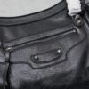 6930e0336e68136f4d9b2174 Large Silver Buckle Balenciaga Motorcycle Bag with Box