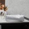 Balenciaga Motorcycle Bag Medium Size with Silver Buckle, Includes Box