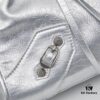 Balenciaga Motorcycle Bag Medium Size with Silver Buckle, Includes Box