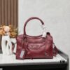 6930e04c6e68136f4d9b219e Balenciaga Motorcycle Bag in Medium Size with Silver Buckle, Includes Box