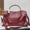 6930e0536e68136f4d9b21aa Large Silver Buckle Balenciaga Motorcycle Bag with Box