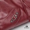 6930e0556e68136f4d9b21af Large Silver Buckle Balenciaga Motorcycle Bag with Box