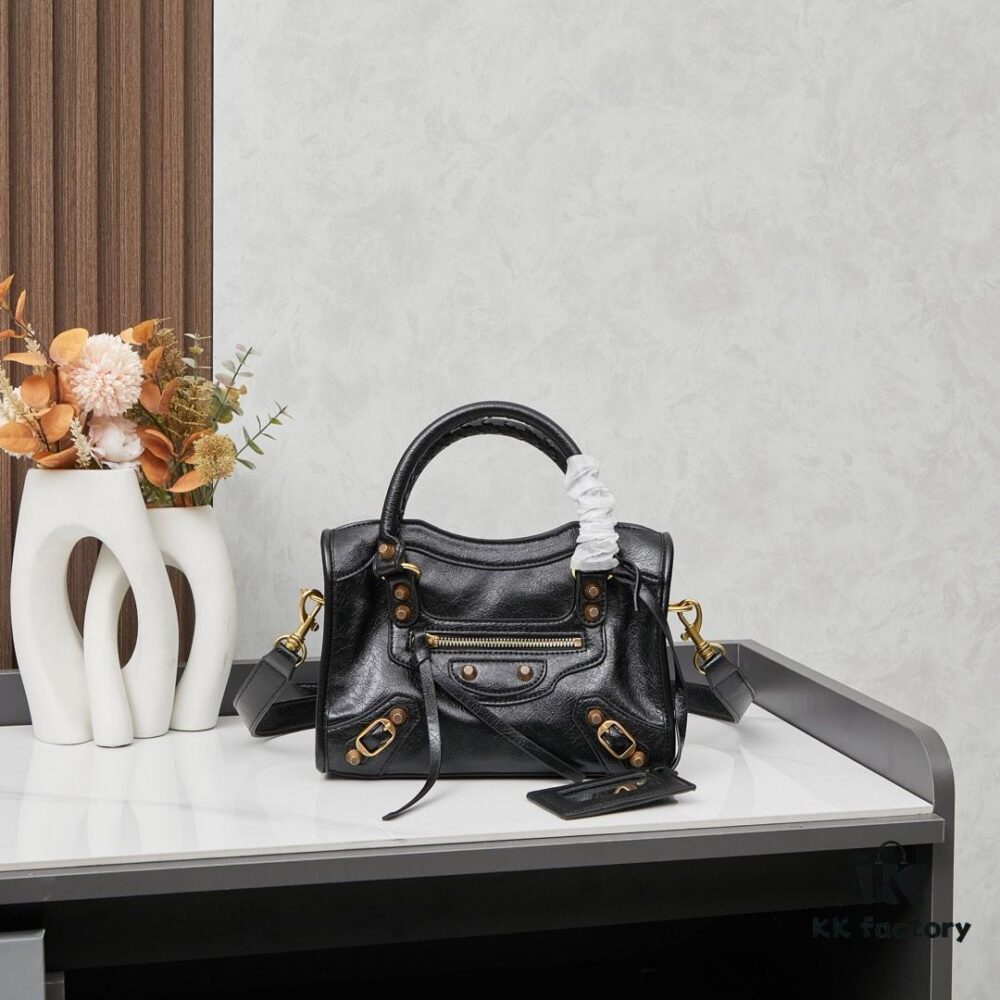 6930e0656e68136f4d9b21ca Small Gaint City Bag with Gold Buckle 💰 Including Box Balenciaga Motorcycle Bag