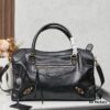 6930e0746e68136f4d9b21de Large Gilded Button Balenciaga Motorcycle Bag with Box