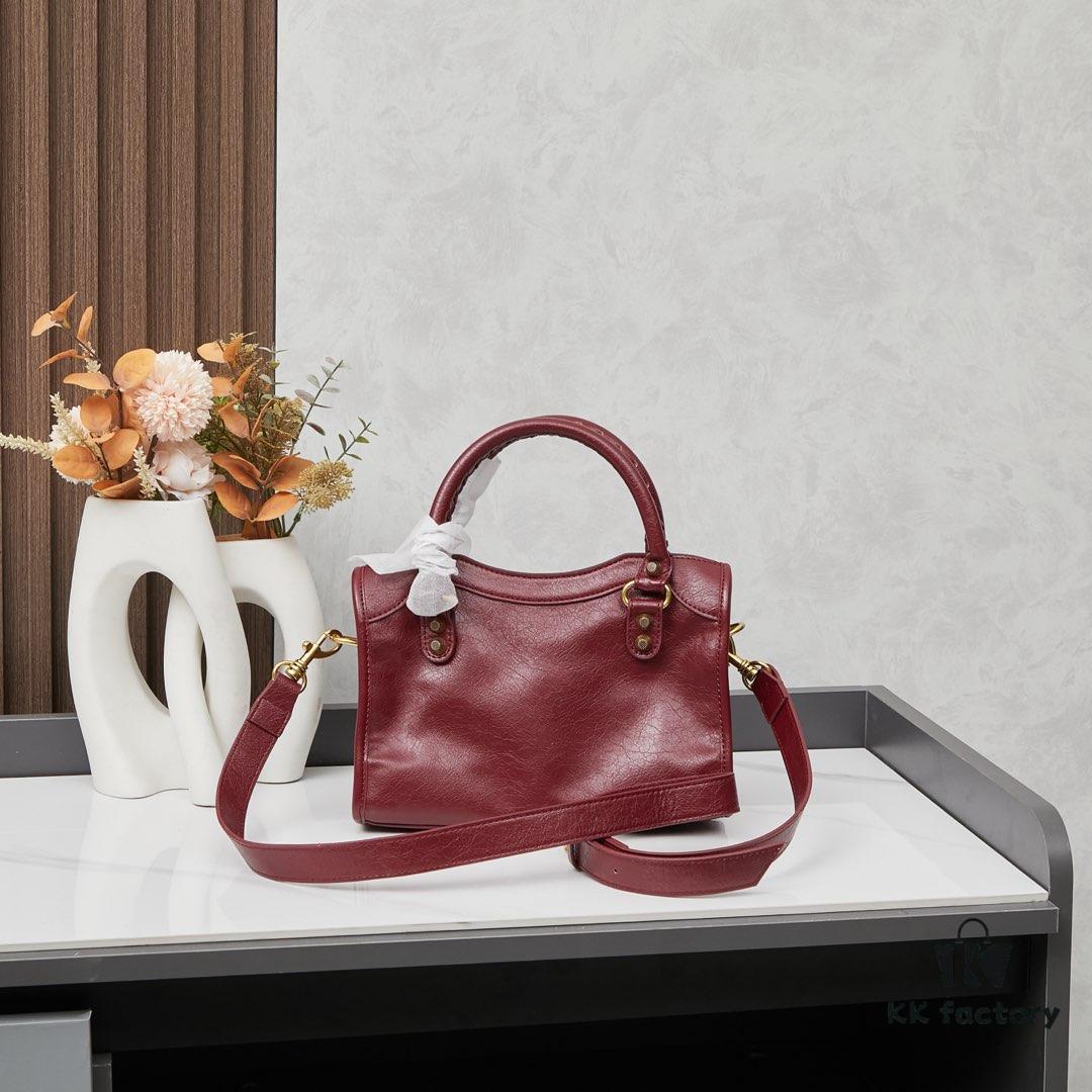 6930e07a6e68136f4d9b21e9 Balenciaga Gaint City Small Motorcycle Bag with Gold Buckle 💰 Includes Box