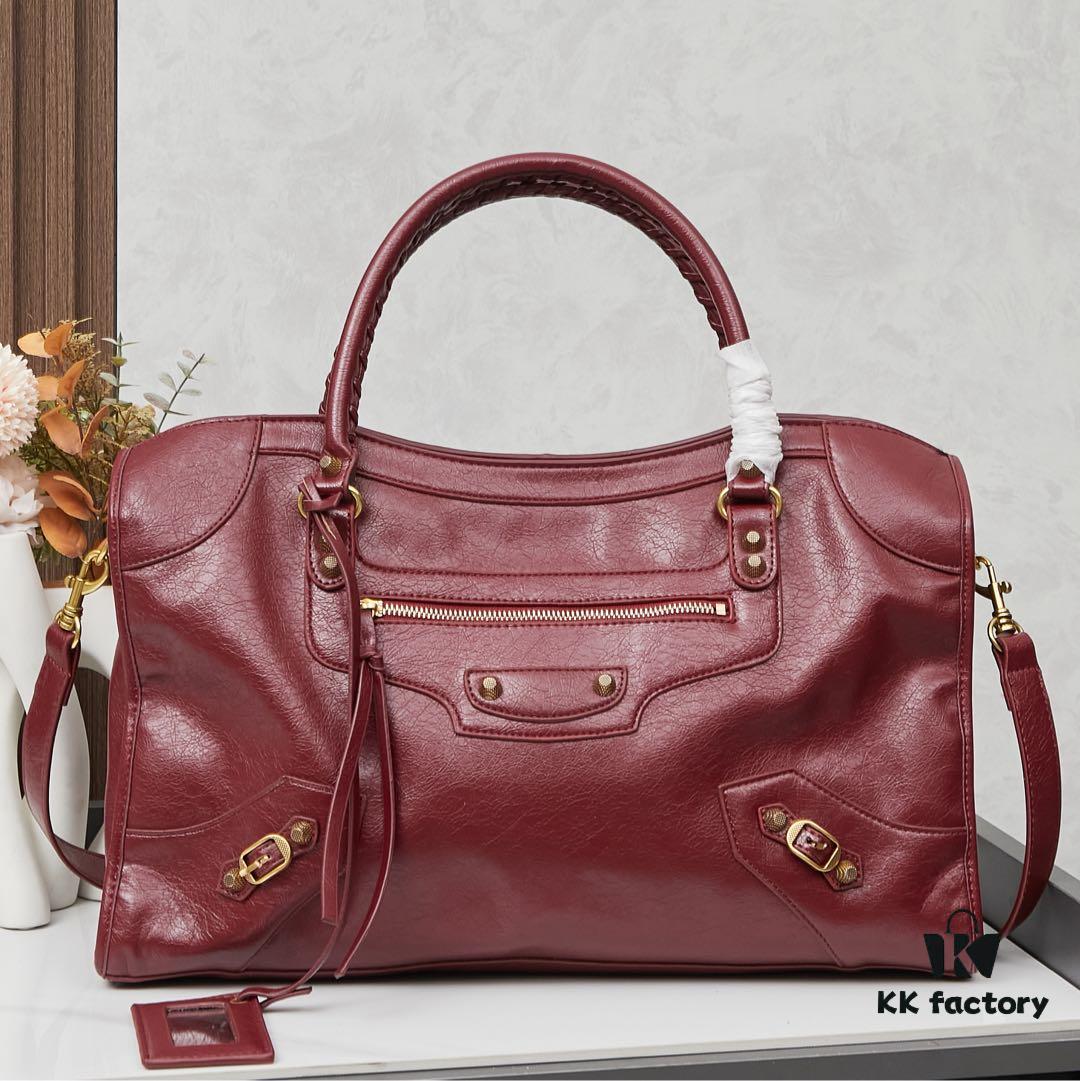 6930e0846e68136f4d9b21f9 Large Gaint City Bag with Gold Buckle 💰 Including Box Balenciaga Motorcycle Bag